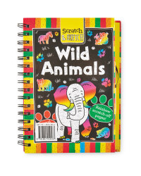Animals Scratch and Sketch Book