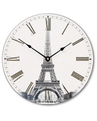 Winter Wall Clock - Paris