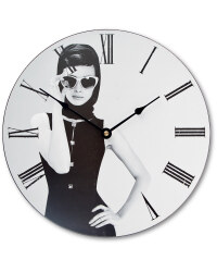 Winter Wall Clock- Audrey
