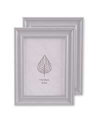 Wood Effect Frames 2 Pack - Grey