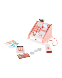 Wooden Cash Register - Pink
