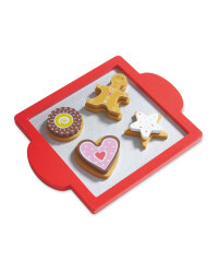 Wooden Cookie Set - Red