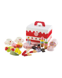 Little Town® Wooden High Tea Set - Red