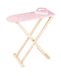 Wooden Ironing Set - Pink