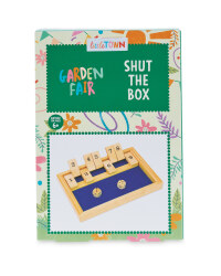 Wooden Shut the Box Game