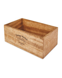 Wooden Storage Box without Divider