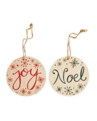 Wooden Tags 6 Pack