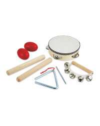 Wooden Tambourine Percussion Set