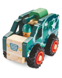 Wooden Vehicle Army Tank