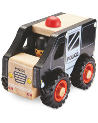 Wooden Vehicle Police Van