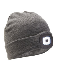 Workwear LED Light Hat - Light Grey