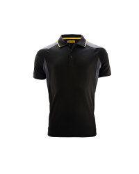 Workwear Men's Polo Shirt - Black/Charcoal
