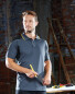Workwear Men's Polo Shirt - Charcoal/Black