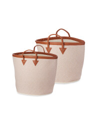Woven Baskets 2 Pack - Natural