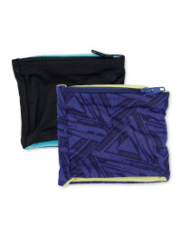 Wrist Pocket - 2 Pack - Black/Blue