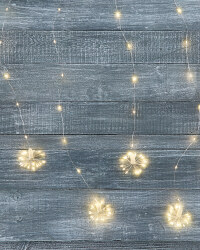 Warm White Firework Curtain Light