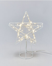 Star Warm Christmas Tree Topper