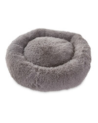 Extra Large Dog Bed - Grey Long Pile