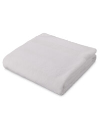 Zero Twist Bath Towel - White