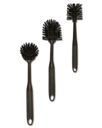 Kirkton House Kitchen Brush Set - Black