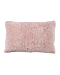 Kirkton House Fleece Pillow - Blush Pink