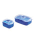 Heat and Eat Container 2 Pack - Dark Blue