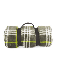 Kirkton House Travel Fleece Blanket - Khaki
