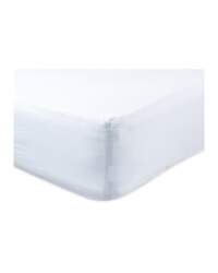 King Size Easy Care Fitted Sheet - Light Blue