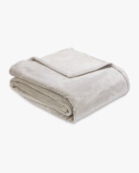 Luxury Cashmere Feel Throw - Light Grey