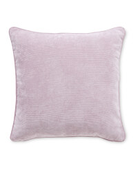 Plain Velvet Effect Cushion - Mauve