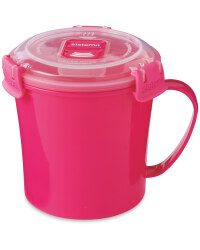 Sistema Microwave Soup Mug - Pink