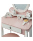 Wooden Toy Vanity & Accessories - Pink