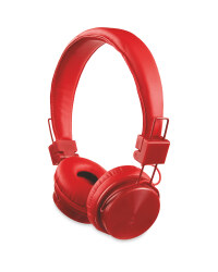 Bauhn Kids' Bluetooth Headphones - Red