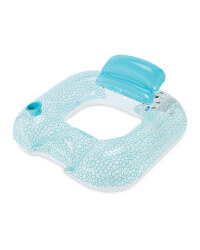 Sit 'n Float With Cup Holder - White/Blue