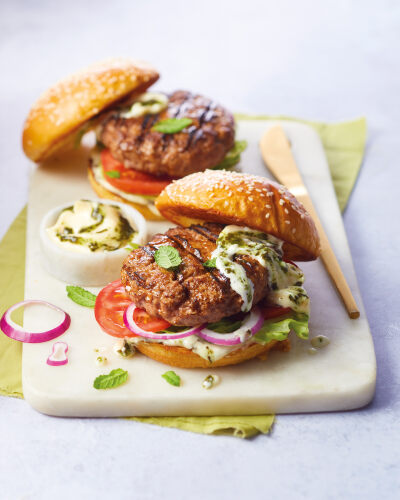 Minted Lamb Burgers - ALDI UK