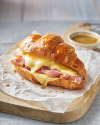 Ham & Cheese Croissants with Mustard Glaze - ALDI UK