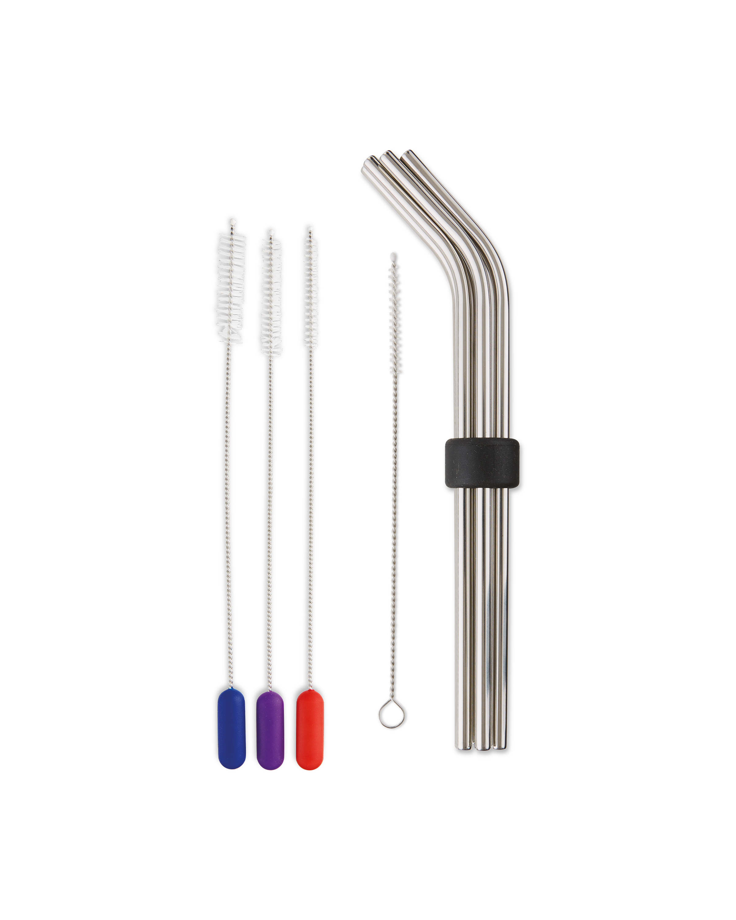 Stainless Steel Straws & Cleaner Set ALDI UK