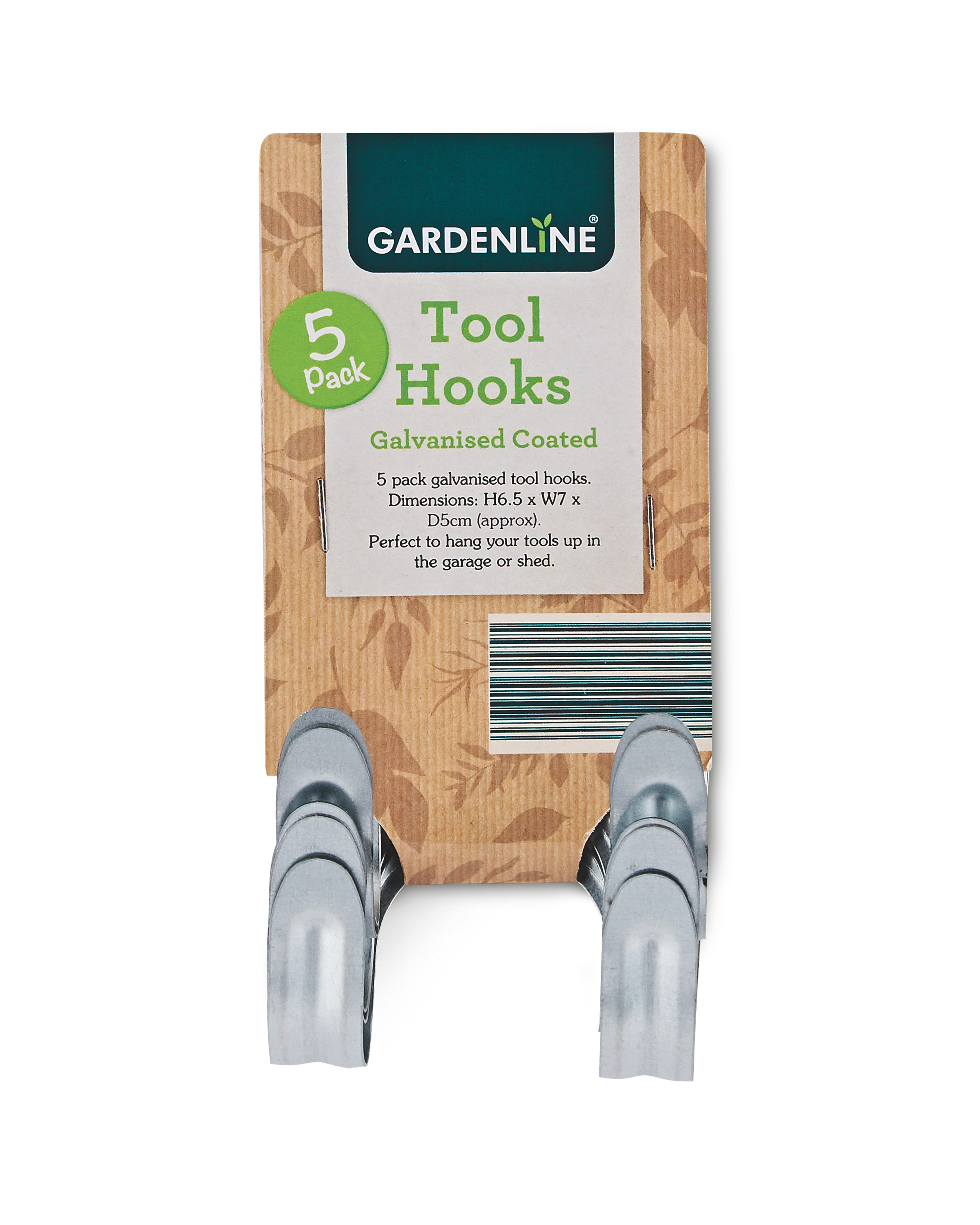 Gardenline Galvanised Tool Hooks ALDI UK