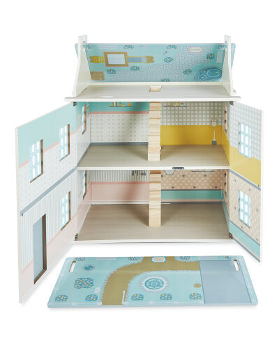 Aldi wooden dolls house Clearance