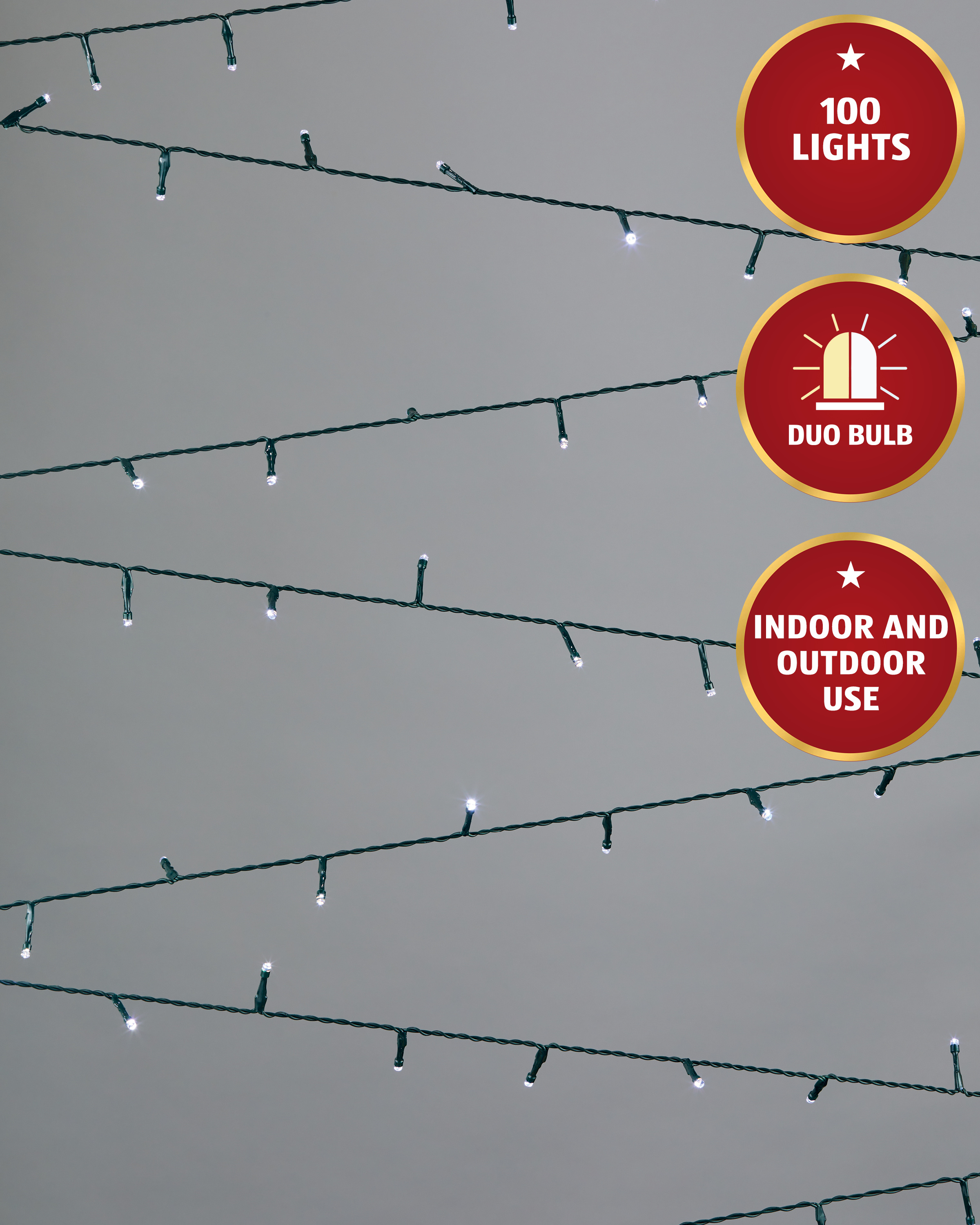 100 Battery Operated LED Lights ALDI UK