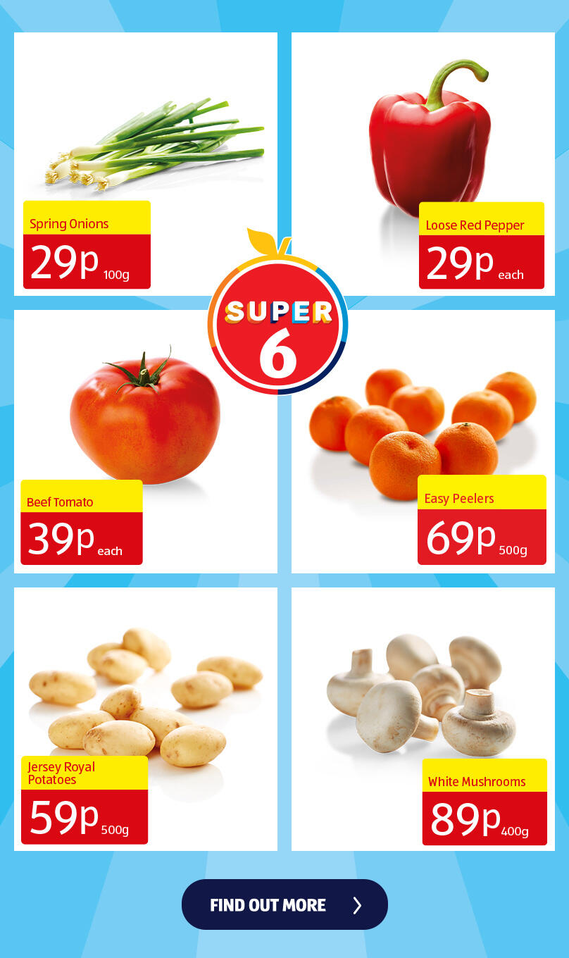 Aldi fruit and veg