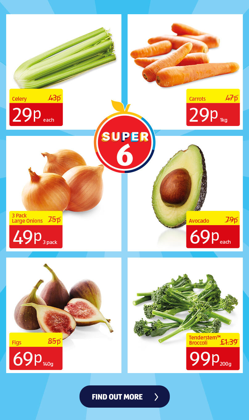 Aldi fruit and veg