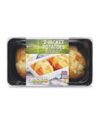 2 Jacket Potatoes with Cheese