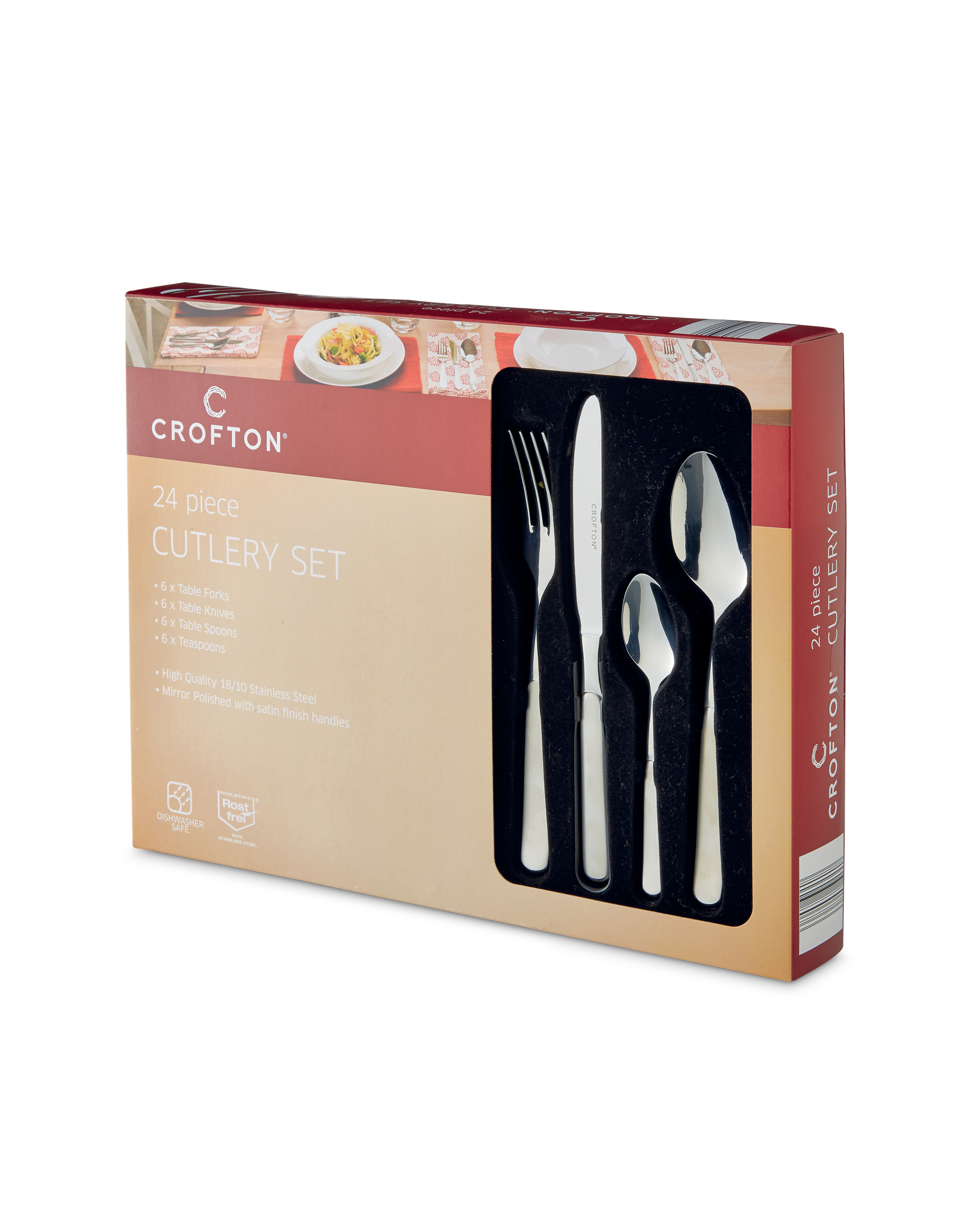 24 Piece Vectra Design Cutlery Set ALDI UK