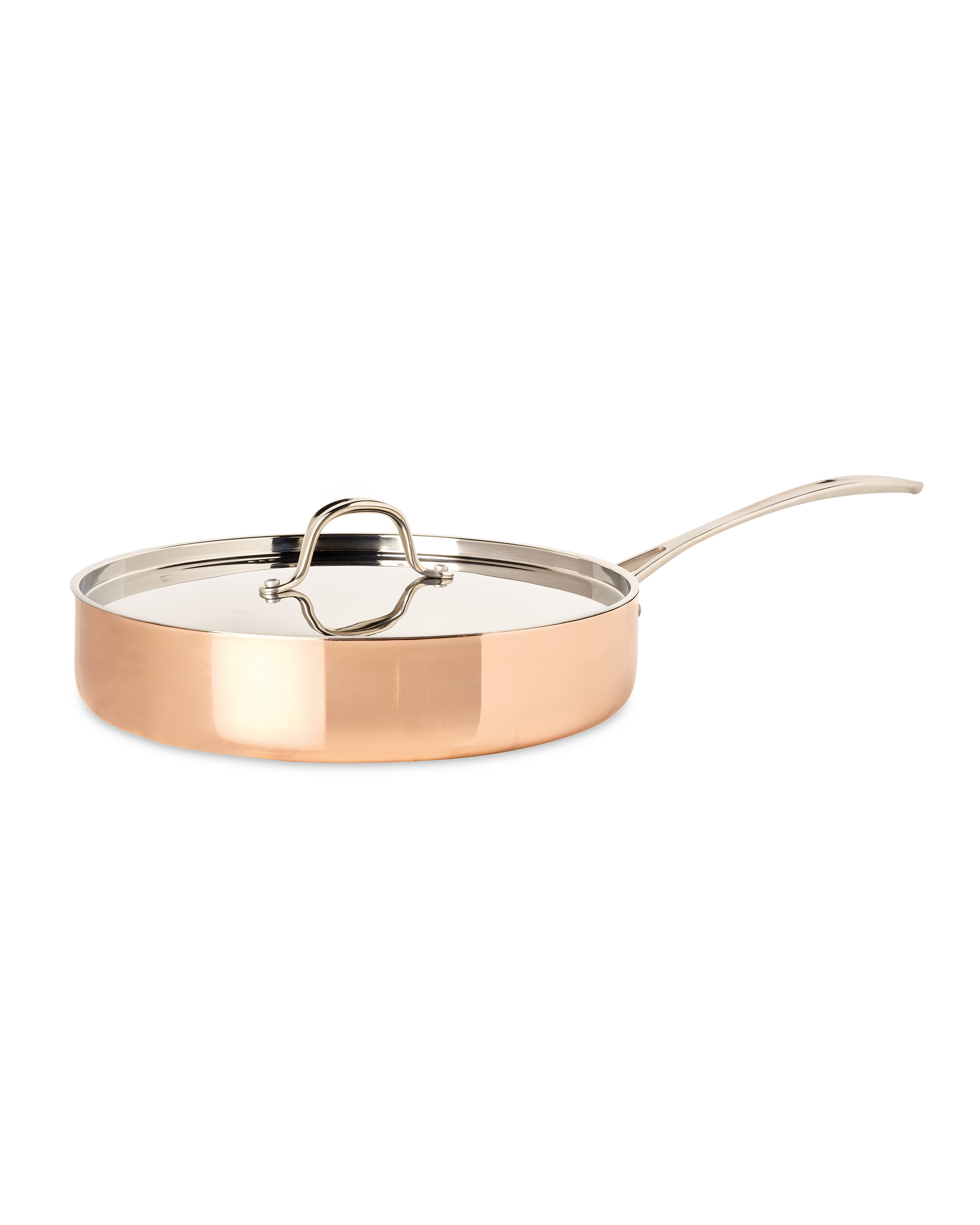 TriPly Copper 28cm Saute Pan & Lid ALDI UK