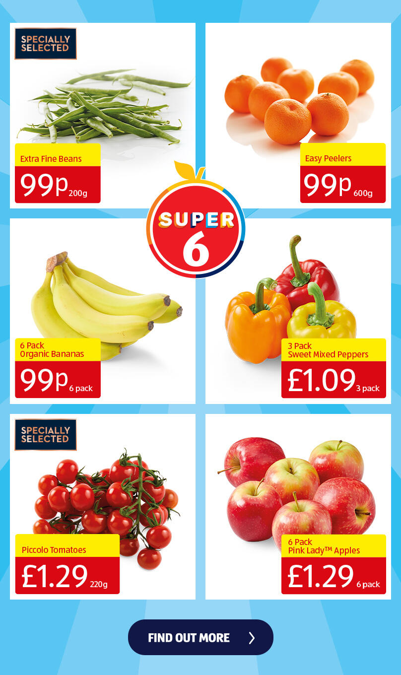 Aldi fruit and veg