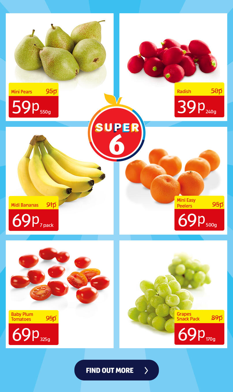 Aldi fruit and veg