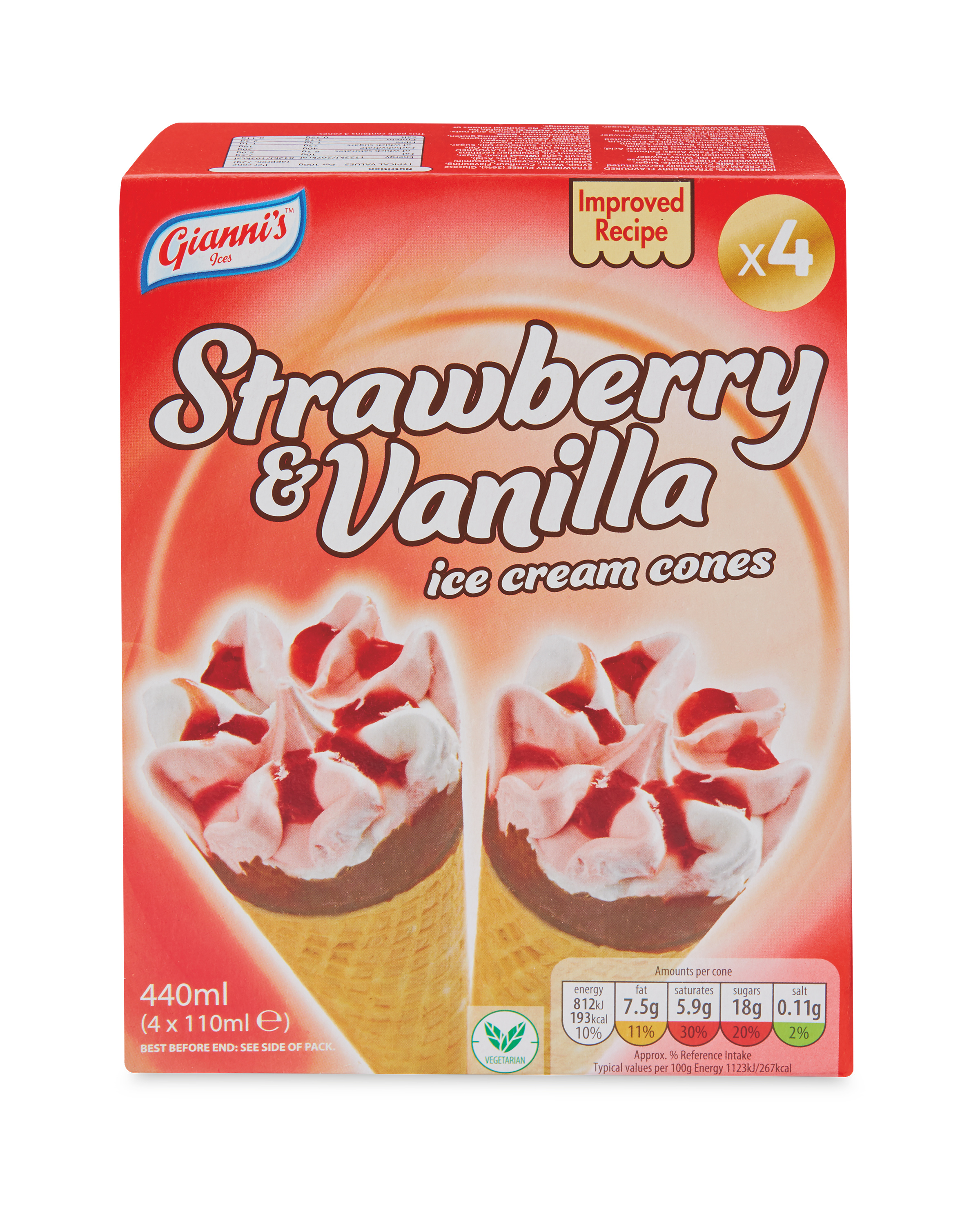 ice cream cones aldi