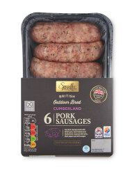 6 Cumberland Seasoned Sausages