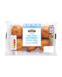 6 Mini Melton Mowbray Pork Pies